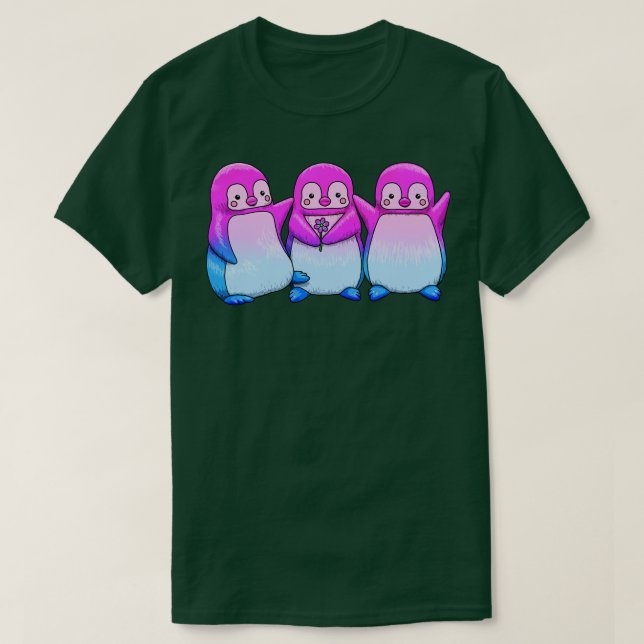 Camiseta Bi Penguins (Diseño del anverso)