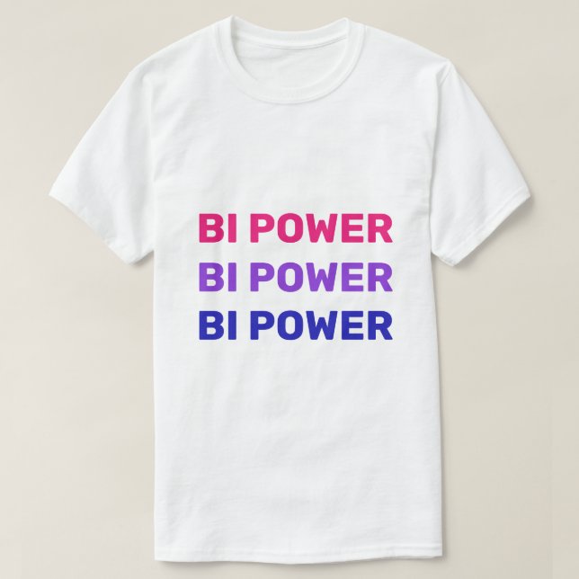 Camiseta Bi Power (Diseño del anverso)