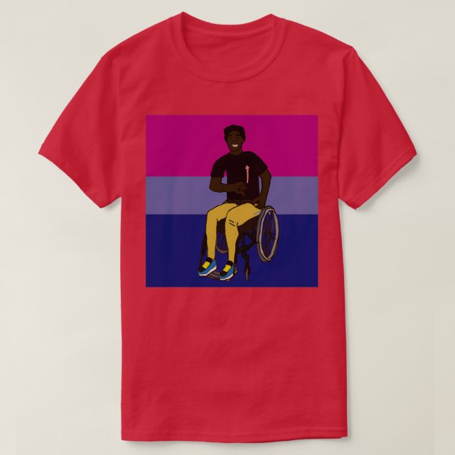 Camiseta Bi Pride ASL (Diseño del anverso)