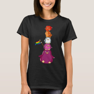 Camiseta Bi Pride Pingüino LGTB Bandera del Orgullo Gay Cut
