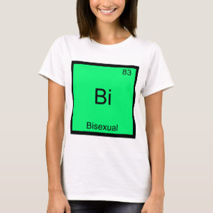 Camiseta Bi - Símbolo de elemento de química bisexual Funny