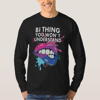 Camiseta Bi Thing You Won't Understand Bisexual Rainbow Pri