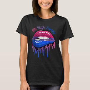 Camiseta Bi Wife Energy Lidera Bisexualidad Bisexual Bi Pri