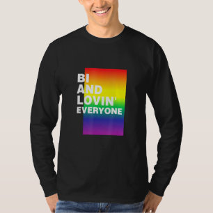 Camiseta Bi Y Lovin Todos Lgbtq Orgullo Bisexual Bi Prid