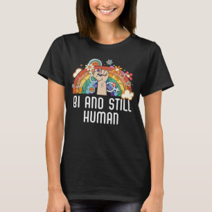 Camiseta Bi Y Todavía Bisexual Humano Orgullo Arcoiris Bise