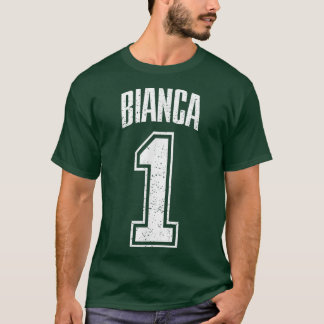 Camiseta Bianca Supporter Number 1 Biggest Fan 