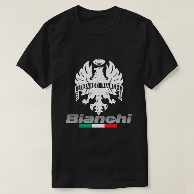 Camiseta Bianchi Bicycles Edoardo Bianchi Passione Celeste (Diseño del anverso)