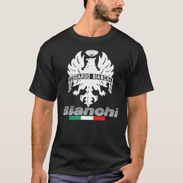 Camiseta Bianchi Bicycles Edoardo Bianchi Passione Celeste  (Anverso)
