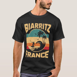 Camiseta Biarritz France City siente pasión por la ola de s