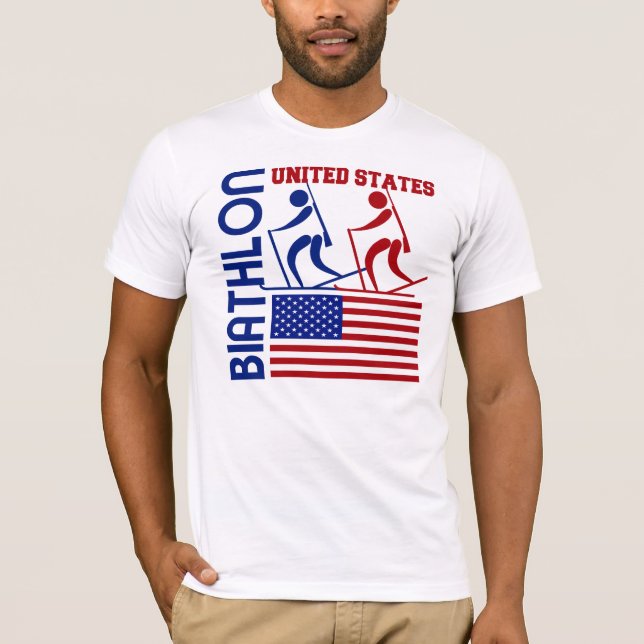 Camiseta Biathlon Estados Unidos (Anverso)