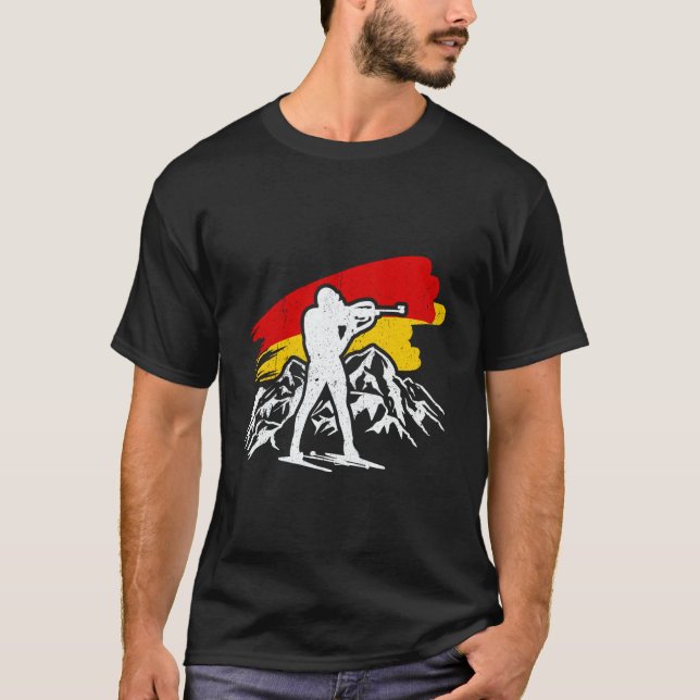 Camiseta Biathlon Germany sport Germany biathlete fan skier (Anverso)