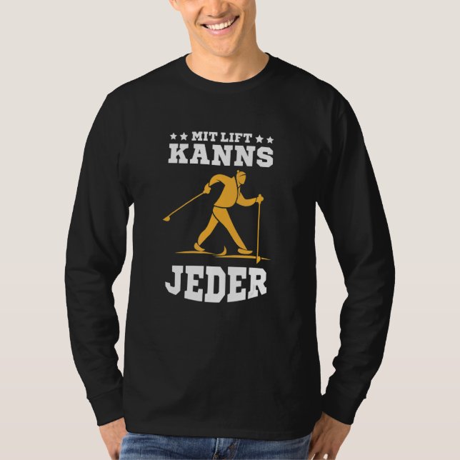 Camiseta Biathlon Mit Lift Kanns Jeder Cross Country Skier (Anverso)