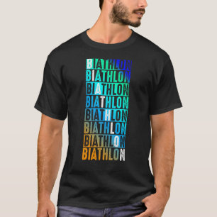 Camiseta Biatleta de deportes de invierno de biatleta de in