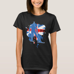 Camiseta Biatlón de Bandera de Gran Bretaña - Biatlón Britá