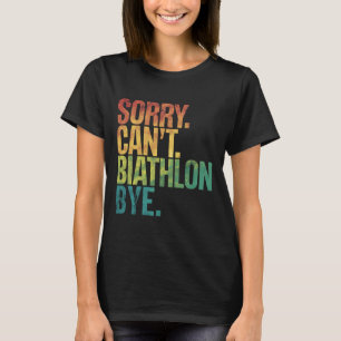 Camiseta Biatlón de invierno Deporte esquí Riffle Shooting