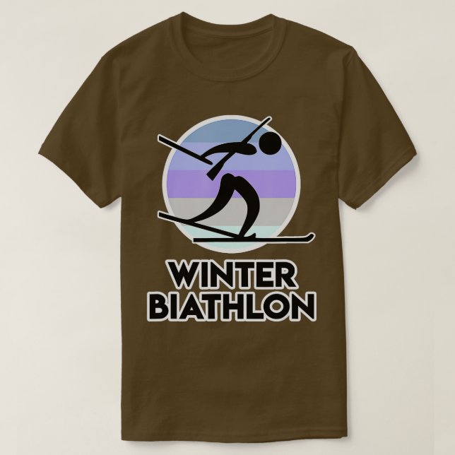 Camiseta Biatlón para hombres y mujeres - Biatlón de invier (Diseño del anverso)