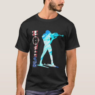 Camiseta Biatlón Ue Bandera Aparición Estadounidense Transn