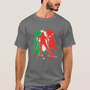 Camiseta Biatlonista de bandera italiana - Biatlón italiano