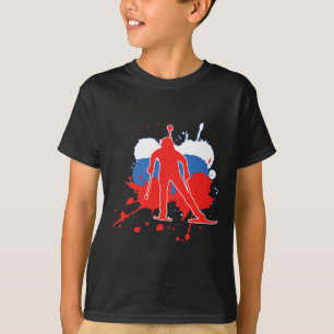 Camiseta Biatlonista de la bandera de Rusia - Biatlón ruso
