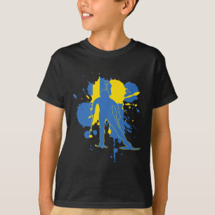 Camiseta Biatlonista de la bandera de Suecia - Biatlón suec