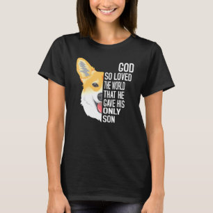 Camiseta Bib John 3 16 Cristiano Corgi Galés Hombres Mujere