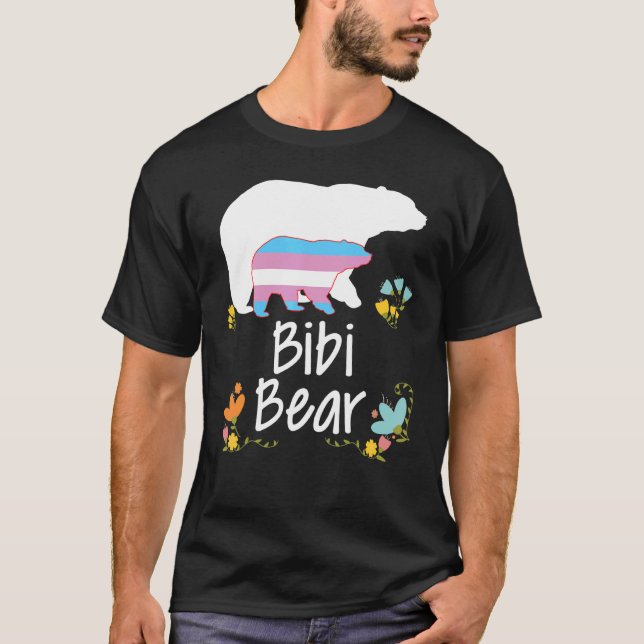 Camiseta Bibi Lgbt Oso Transgénero Rainbow Lgbt Gay Lesbia (Anverso)