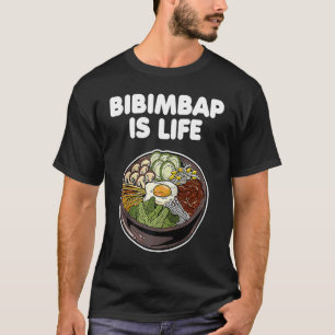 Camiseta Bibimbap Es Vida Comida Coreana Arroz Kimchi Gochu