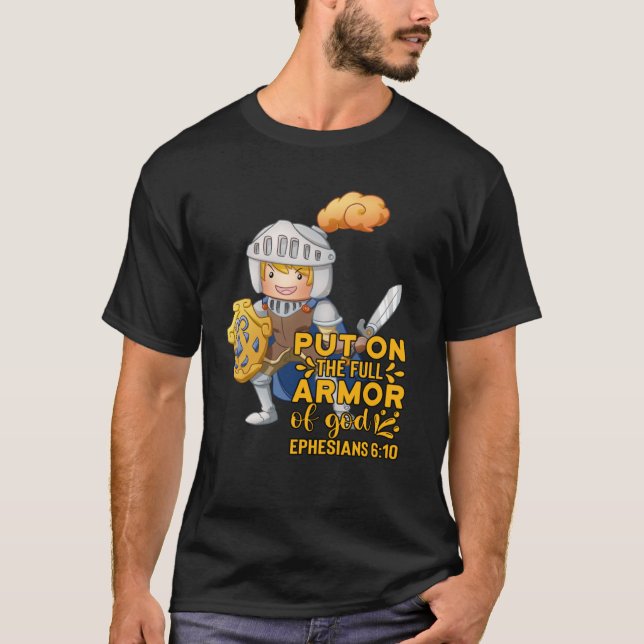 Camiseta Bible Quote Armor of God Ephesians 611 Easter Chri (Anverso)