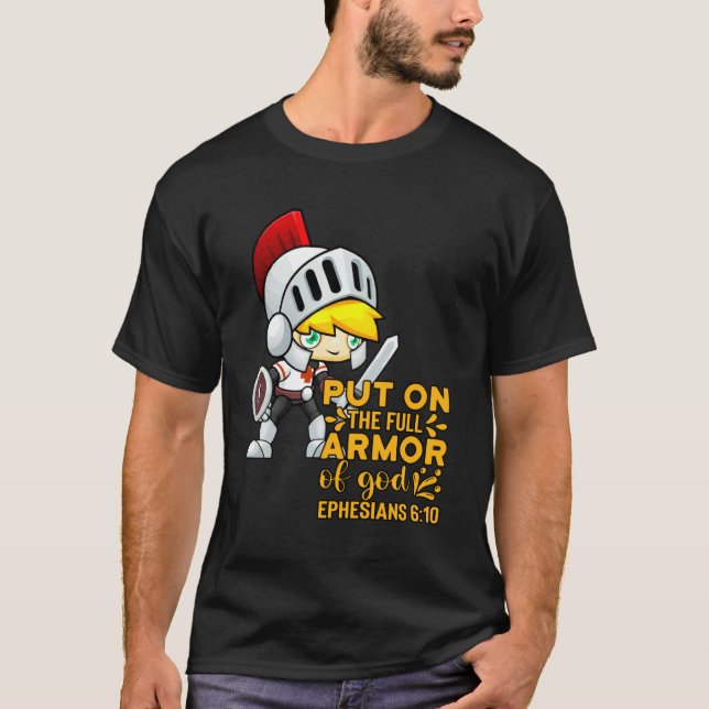 Camiseta Bible Quote Armor of God Ephesians 611 Easter Chri (Anverso)