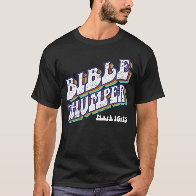 Camiseta Bible Thumper  Pastor Ministry Disciple and Clergy (Anverso)
