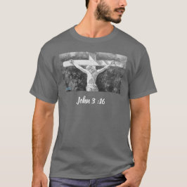 Camiseta Bible Verse 'For God' Cross Personalize