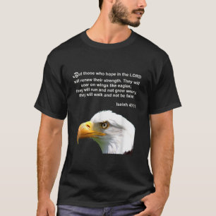 Camiseta Biblia Águila Verse Isaiah 40 31 Cristiano