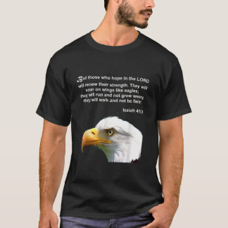 Camiseta Biblia Águila Verse Isaiah 40 31 Cristiano