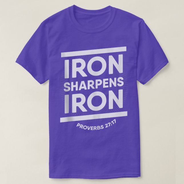 Camiseta Biblia contra proverbios 2717 Tiburones de hierro  (Diseño del anverso)