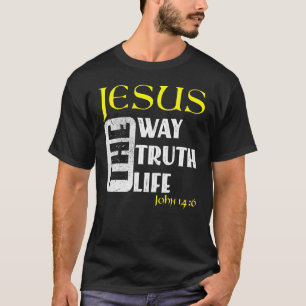 Camiseta Biblia cristiana contra John 146 1