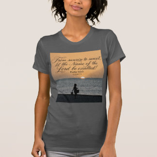 Camiseta Biblia cristiana inspirada en el Salmo 133:3