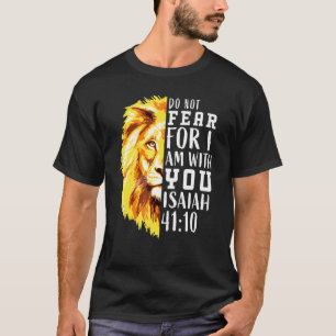 Camiseta Biblia Cristiana Verse Faith Por Miedo Al León De