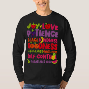 Camiseta Biblia Cristiana Verse Fruta Del Espíritu Galatian