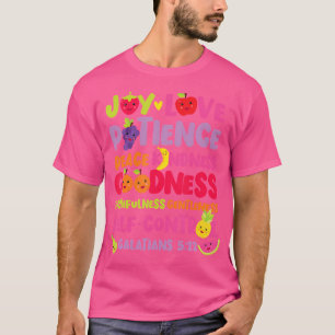 Camiseta Biblia Cristiana Verse Fruta Del Espíritu Galatian