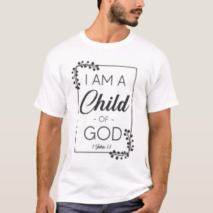 Camiseta Biblia Cristiana Verso Soy Un Hijo De Dios 1 Juan
