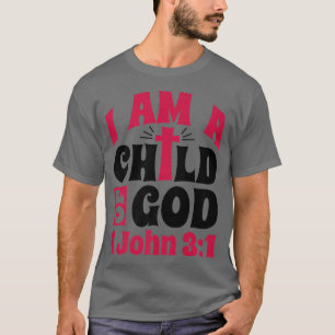 Camiseta Biblia Cristiana Verso Soy Un Hijo De Dios 1 Juan 