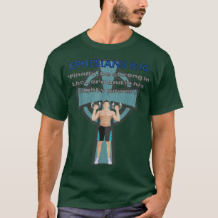 Camiseta Biblia cristiana versus entrenamiento Fitness Gym