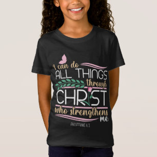 Camiseta Biblia cristiana versus filipinas 4:13