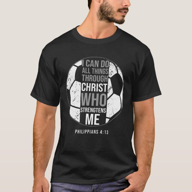 Camiseta Biblia de fútbol versus cristiano canta filipinas  (Anverso)