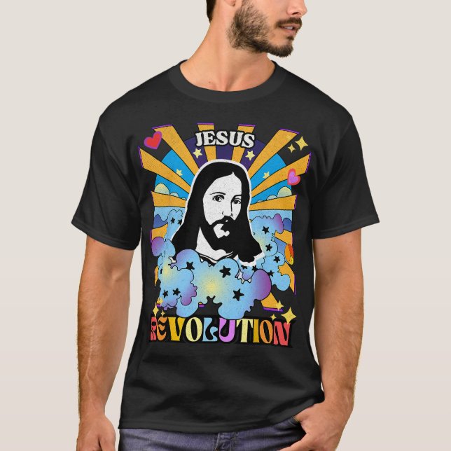 Camiseta Biblia de Jesús Revolución Verse Retro Iglesia Cri (Anverso)