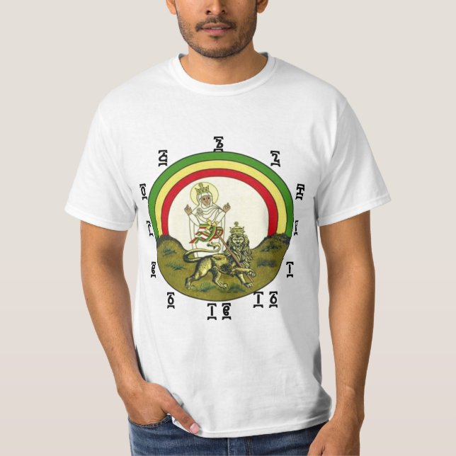 Camiseta Biblia etíope - reloj de tiempo (Anverso)