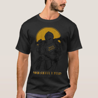 Camiseta Biblia Guerrero Cristiano A Quien Debo Temer