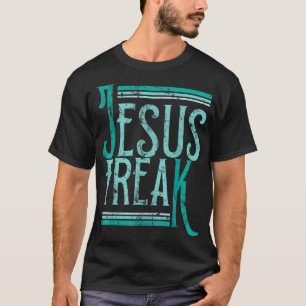 Camiseta Biblia religiosa cristiana Jesús Freak angustiado