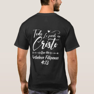 Camiseta Biblia religiosa cristiana Verse 4 13 filipinos