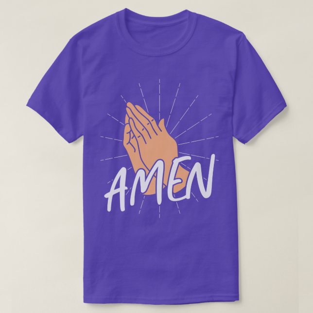 Camiseta Biblia Verse Amen God Premium (Diseño del anverso)